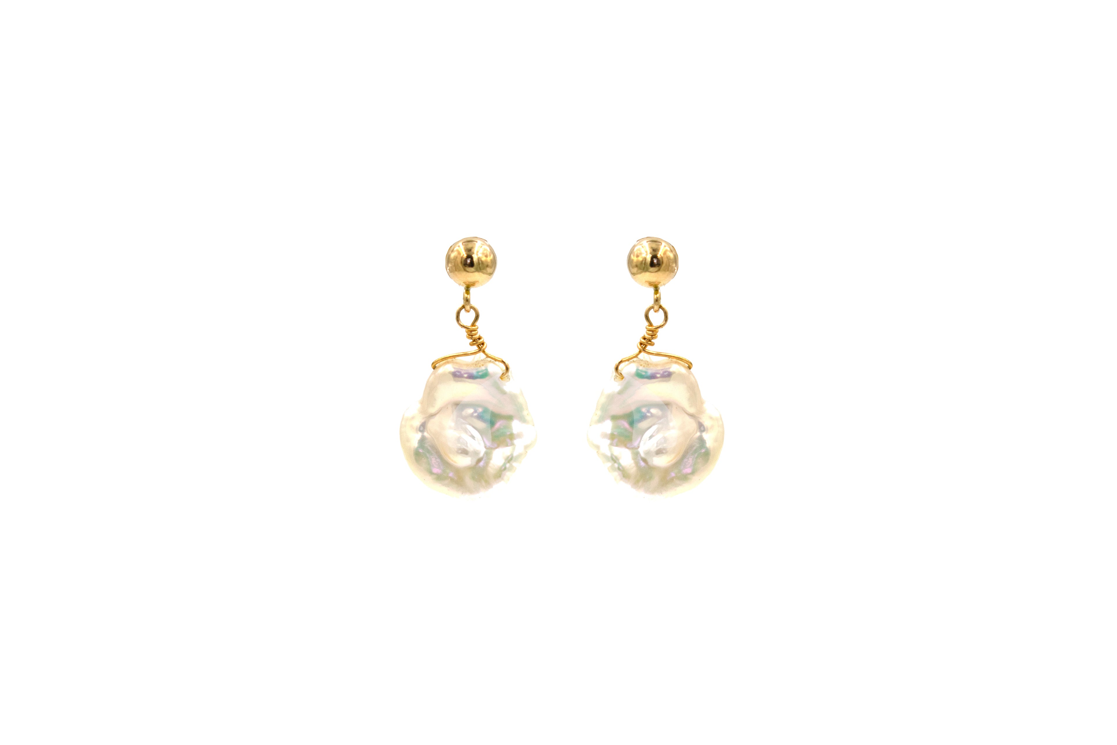 Keshi Pearl Earrings